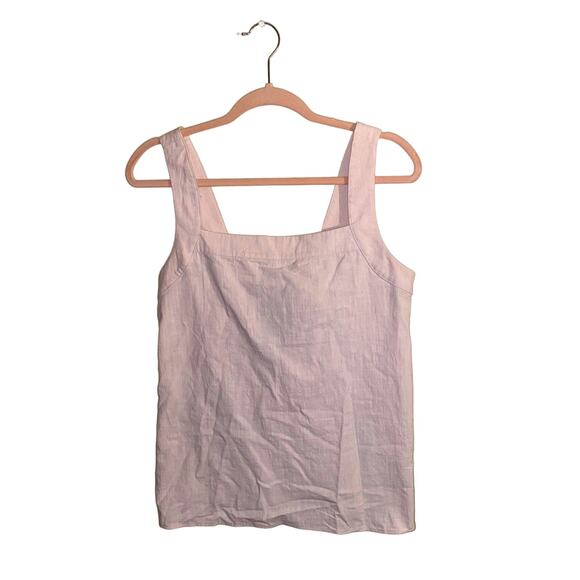 🦬LISTICLE cream colored tie back tank top size M - Picture 1 of 4